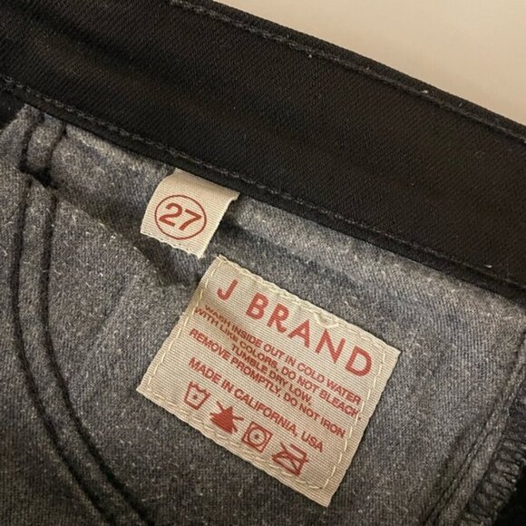 J Brand Shadow Straight Leg Black Jeans Size 27 - Picture 9 of 10
